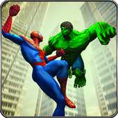Monster yang Luar Biasa vs Spiderhero City Battle