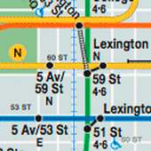 Нью-Йорк Карта метро