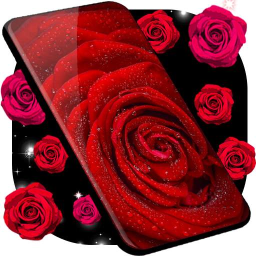 Red Rose Live Wallpaper 🌹 Flowers 4K Wallpapers