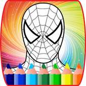Coloring Book Pages for  Spider Superhero on 9Apps