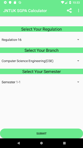 jntuk cgpa calculator 9Apps