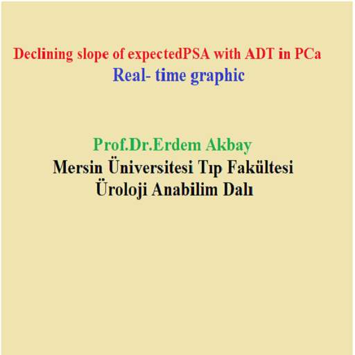 Declining slope of ePSA with ADT in PCa