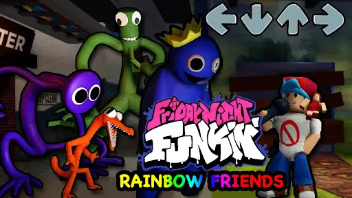 Download Fnf Real Rainbow Friends game (MOD) APK for Android