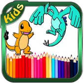 Pokémon coloring book pages for kids speed coloring Ash and