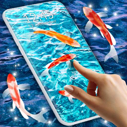 Fish 4K HD Koi Live Pond 3D
