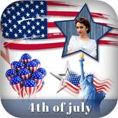 4th July Photo Frame on 9Apps