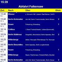 Bahnhoftafel mit GPS on 9Apps