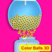 sand balls fill color 3D