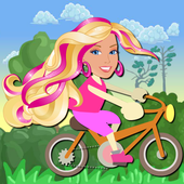 Barbie bike stylin online ride game