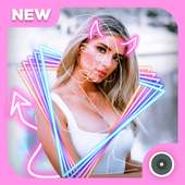 Spiral Effect - 3D Neon Photo Editor on 9Apps