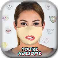 Aplicativo de edição de máscara facial