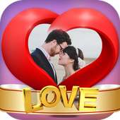 Love Photo Frame in Heart on 9Apps