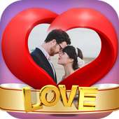 Love Photo Frame in Heart