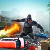 Gorilla Rampage City smashing Games