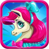 Pink Baby Pony MakeUp & Care Game