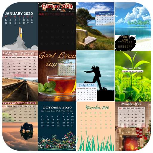 New Year Calendar Wallpaper 2020