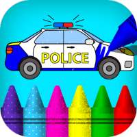 Juegos de carros Dibujos para colorear para niños