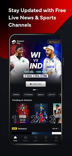 Xstream Play: Movies & Cricket screenshot 2