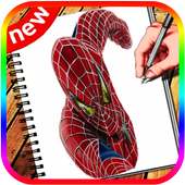 Learn How to Draw:spider Man Easy Step on 9Apps