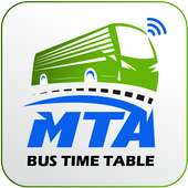 MTA Bus Time Table