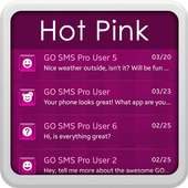 Hot Pink GO SMS Pro