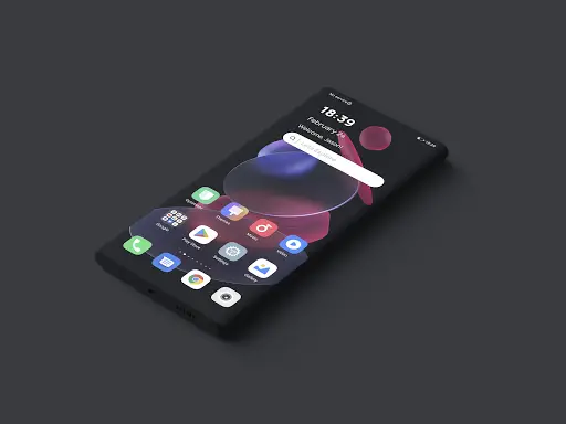 MIUI12.5 Geometry Dark Theme For EMUI 10/9/8/5 На Андроид App.