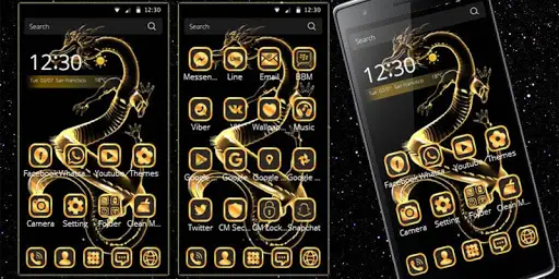 Золотой Дракон Легенда Тема На Андроид App Скачать - 9Apps