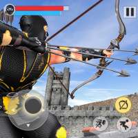 Ninja Krieger Attentäter Epos Schlacht 3D
