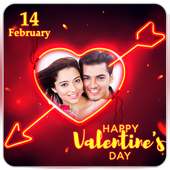 Valentine Day Greeting Card - Photo Frames