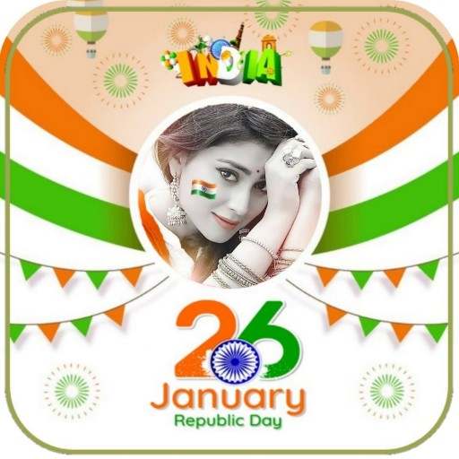 Republic Day Photo Frame : 26 January Photo Frame