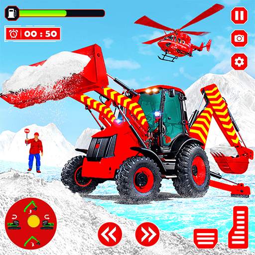 Snow Excavator 3D Simulator
