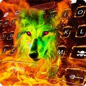 Fire Wolf Keyboard Theme on 9Apps
