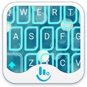 Blue Light Bubble Keyboard