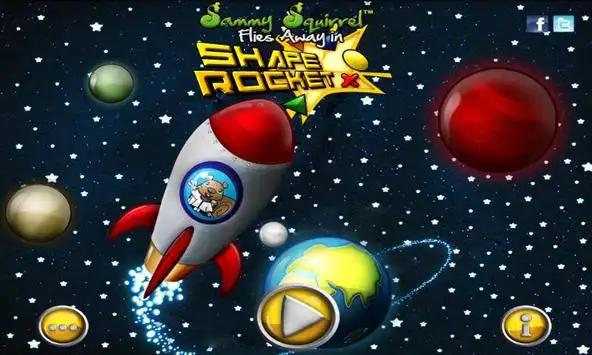 Rocket ship launch - construction game cartoon for children about space 