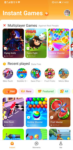 Game on! AHA Games AHA Instant Small Games скриншот 1