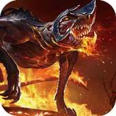 Beast on Fire LWP on 9Apps