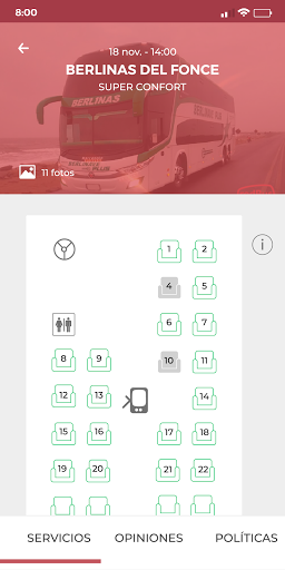 redBus: Pasajes de Bus Online screenshot 4