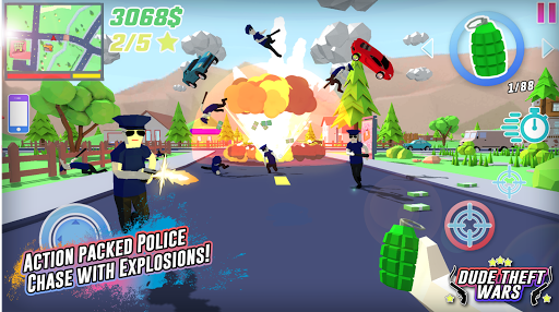 Dude Theft Wars Offline & Online Multiplayer Games screenshot 1