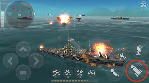 WARSHIP BATTLE:3D World War II 1 تصوير الشاشة