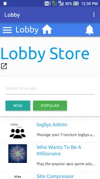 Lobby برنامج