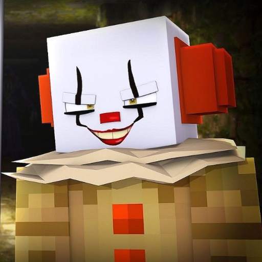 Clown Pennywise skins. IT mod for MCPE