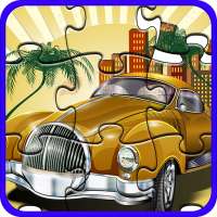 Juego de rompecabezas de coches y camiones: rompec