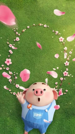 Cute Pig Cartoon Wallpaper  Cute Pig Drawing HD Png Download   Transparent Png Image  PNGitem