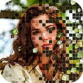 Effetto frantumazione viso - Pixel Effect Photo on 9Apps