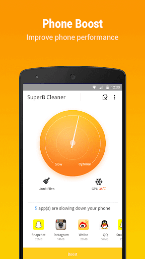 SuperB Cleaner - OEM (Boost & Clean) screenshot 1