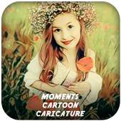 Moments Cartoon Caricature - selfie network cam on 9Apps