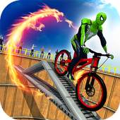 Well of Death Bicycle: Superhero Stunt Rider