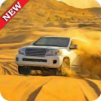 Dubai desert jeep speed drifting