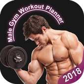 Male gym work out planner on 9Apps