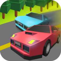 Blocky Car Racing : Traffic Racer 3D